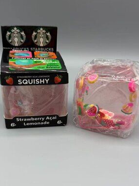 LEMONADE Nice Cube Squishy  Nice Cube Squishy Fidget Stress Toy